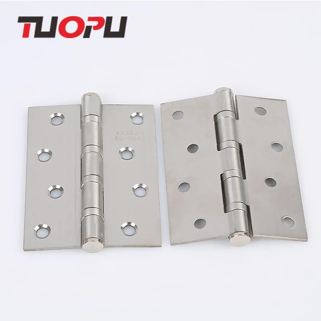 4'x4'x3 door Security hinges wooden door flat butt hinge two ball bearing door hinges