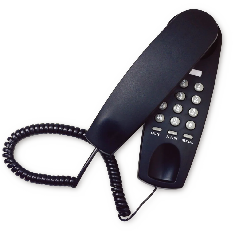 desktop small wall-mount mini landline telephone slimline phone set