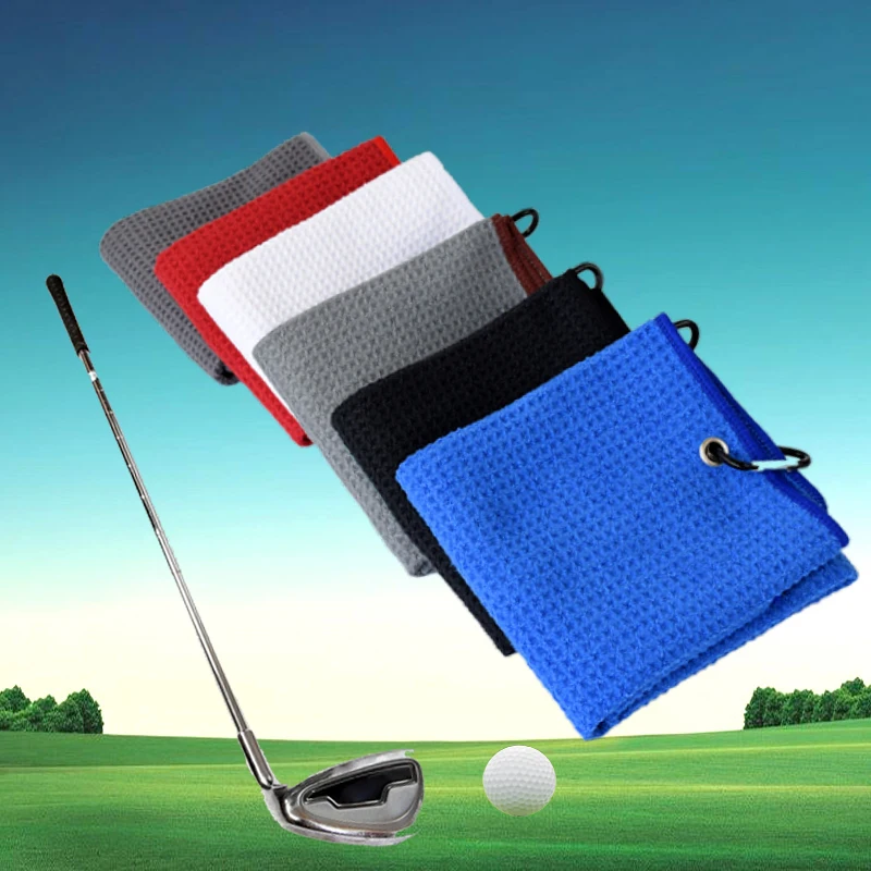 Factory Direct Golf Towel Customizable Logo Microfiber Golf Towel
