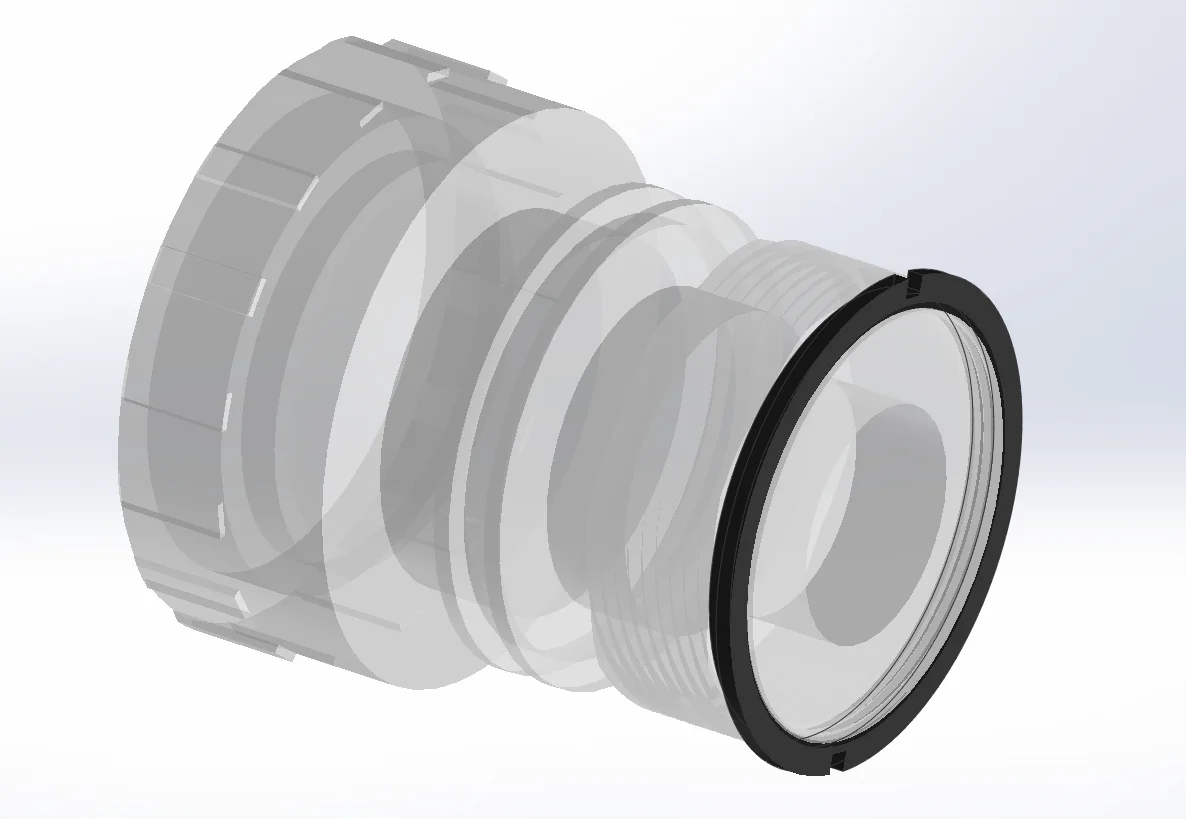 PVS14  PVS31  Objective Lens Stop Ring PVS Lens Screw Locking ring IMAGE INTENSIFIER TUBE LOCK RING