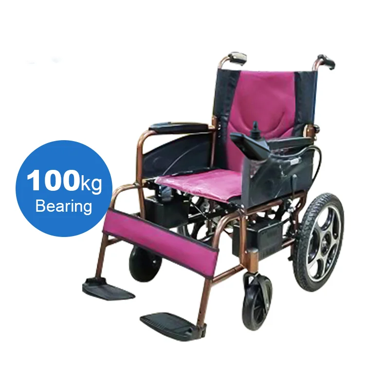 Большой 4 колеса быстро Новый алюминиевый сплав комплект стула двигателя Электрический инвалидной коляске
