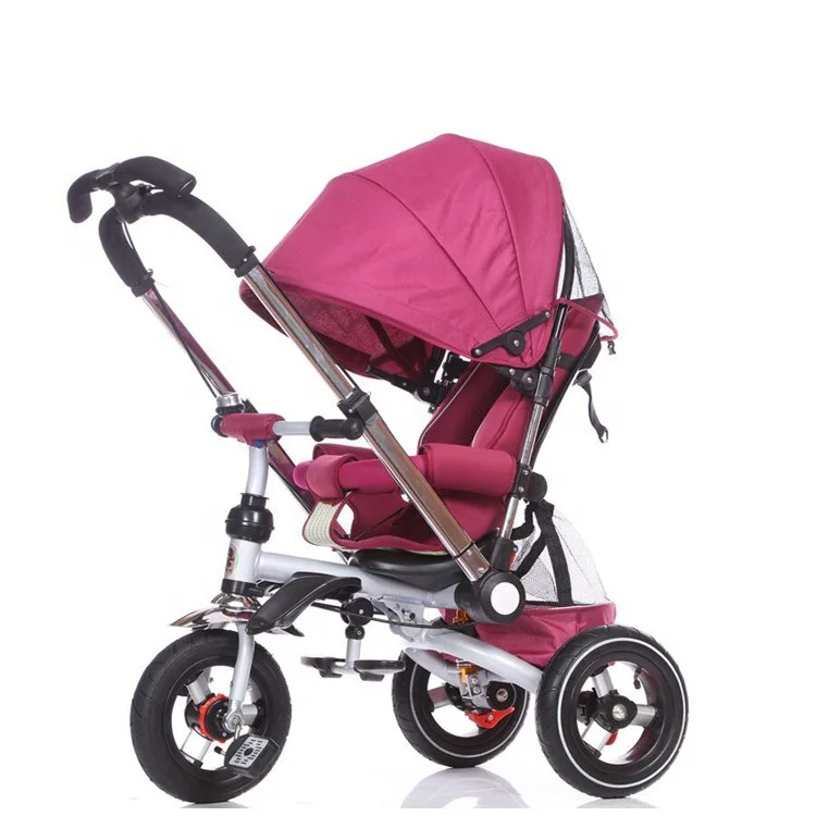 Лидер продаж 2021, детский трехколесный велосипед 4 в 1, детский трехколесный велосипед со складным и вращающимся сиденьем, детские игрушки, Детский трицикл для малышей