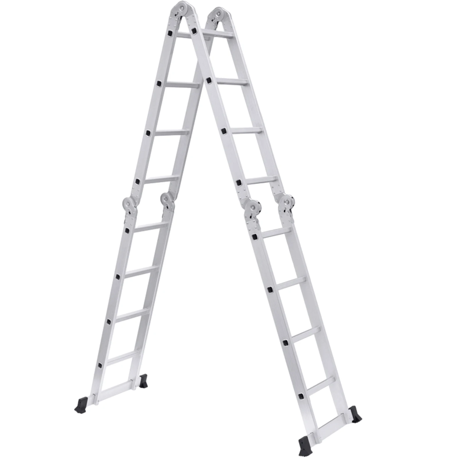 Multifunctional Aluminum Folding Ladder Large and Small Hinge Telescopic Stairs Climbing Device