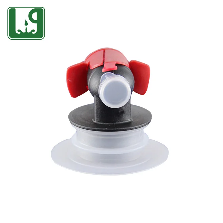 Factory direct sale food grade 3L wine bag vitop plastic water faucet