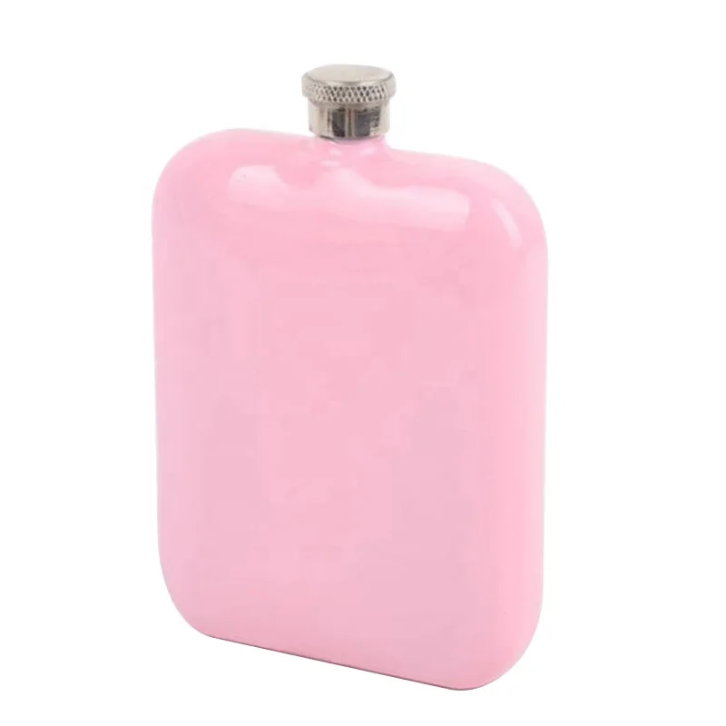 Hot Selling Square Shape Flasks liquor Hip Stainless Steel 6oz 180ml Whisky Hip Flask Water Bottle