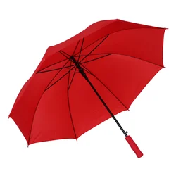 Custom made brand logo print automatic auto open big straight black red purple umbrella golf
