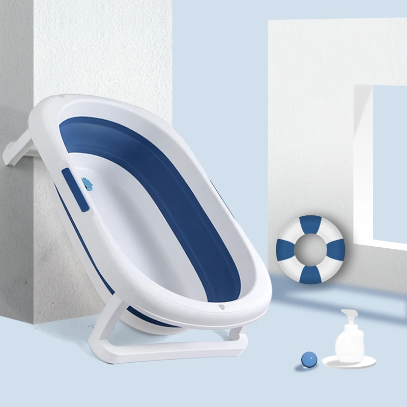 New Style Collapsible Portable Folding Foldable Baby Bathtub Products Newborn Plastic Cheap Bath