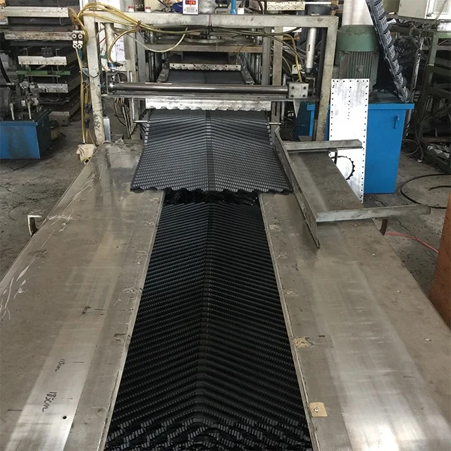 PVC fill for water cooling tower plastic honeycomb pvc infill media cooling tower pvc filler 610mm