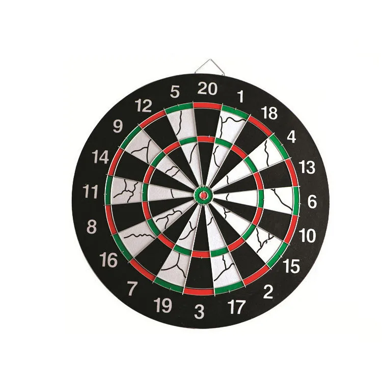 Manufacturers supply 15-inch disc flocking dart board double sided flocking game entertainment dual use with 4 darts