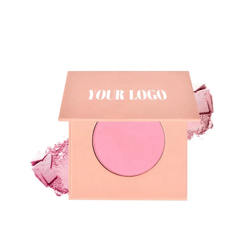 Customize Own Logo Brand Blush Cruelty Free Long Lasting Private Label Makeup Blush Pallet