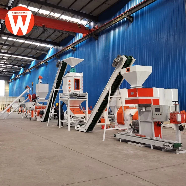 Strongwin full automatic small feed mill plant