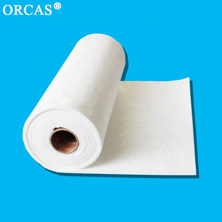 Fire-resistant 1600C polycrystalline mullite fire blanket