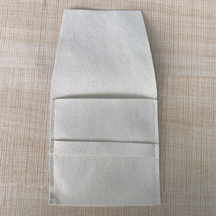 Custom Logo Jewelry Package Microfiber Snap Button Pouch Bags Jewellery small earrings Pouch Gift Bag