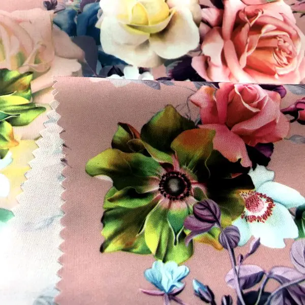 Shaoxing Textile Hot Sale 100% Polyester Printed Wool Peach Indonesian Dress Fabrics,Polyester Wool Peach Fabric For Arab