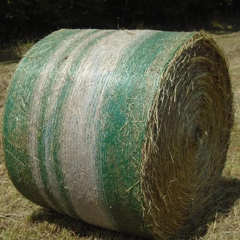 Супер жесткая соломенная упаковка, 100% натуральная HDPE 48x9840 дюймов от производителя, круглая сетчатая оберточная пленка для всех брендов круглой машины