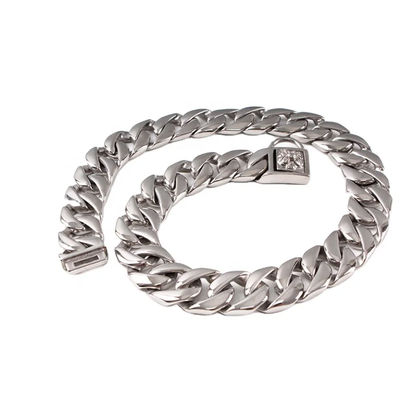 Популярный роскошный модный инновационный ошейник из нержавеющей стали 316L