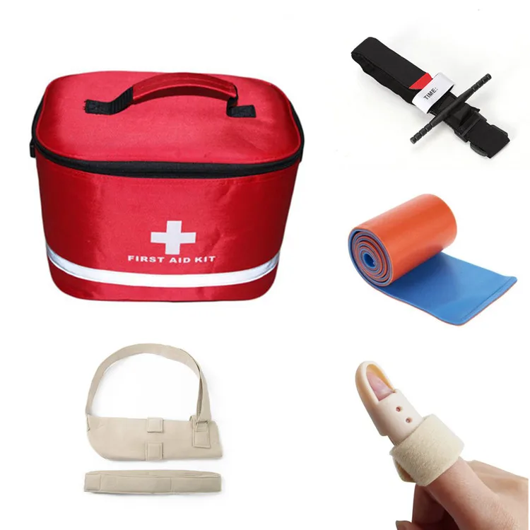 Medical Equipment Mini First Aid Kit  With Neck Support Tourniquet And splint