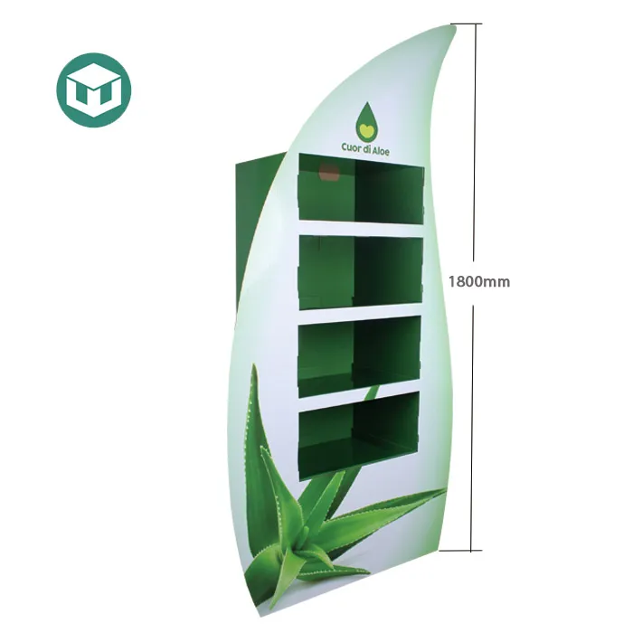Corrugated Product Display Shelf Table Top Shipper PDQ  Corrugated Paper Display Box Store Seed Counter Cardboard Display