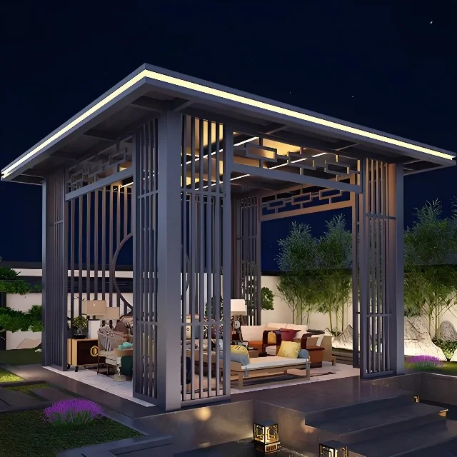 Factory Direct Sales Waterproof Garden Pavilion Gazebo Outdoor Camping
