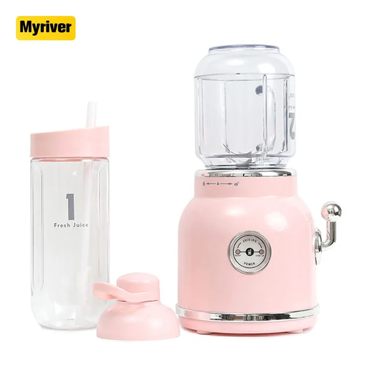 Myriver Vintage Juicer Fruit Cytoderm Breaking Machine Juicer Cup Household Portable Complementary Food Blender