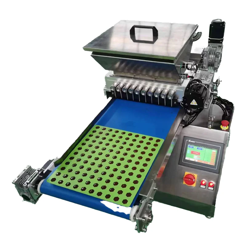 fudge pouring line candy making machine / fudge pouring candy making machine / jelly candy moulding machine