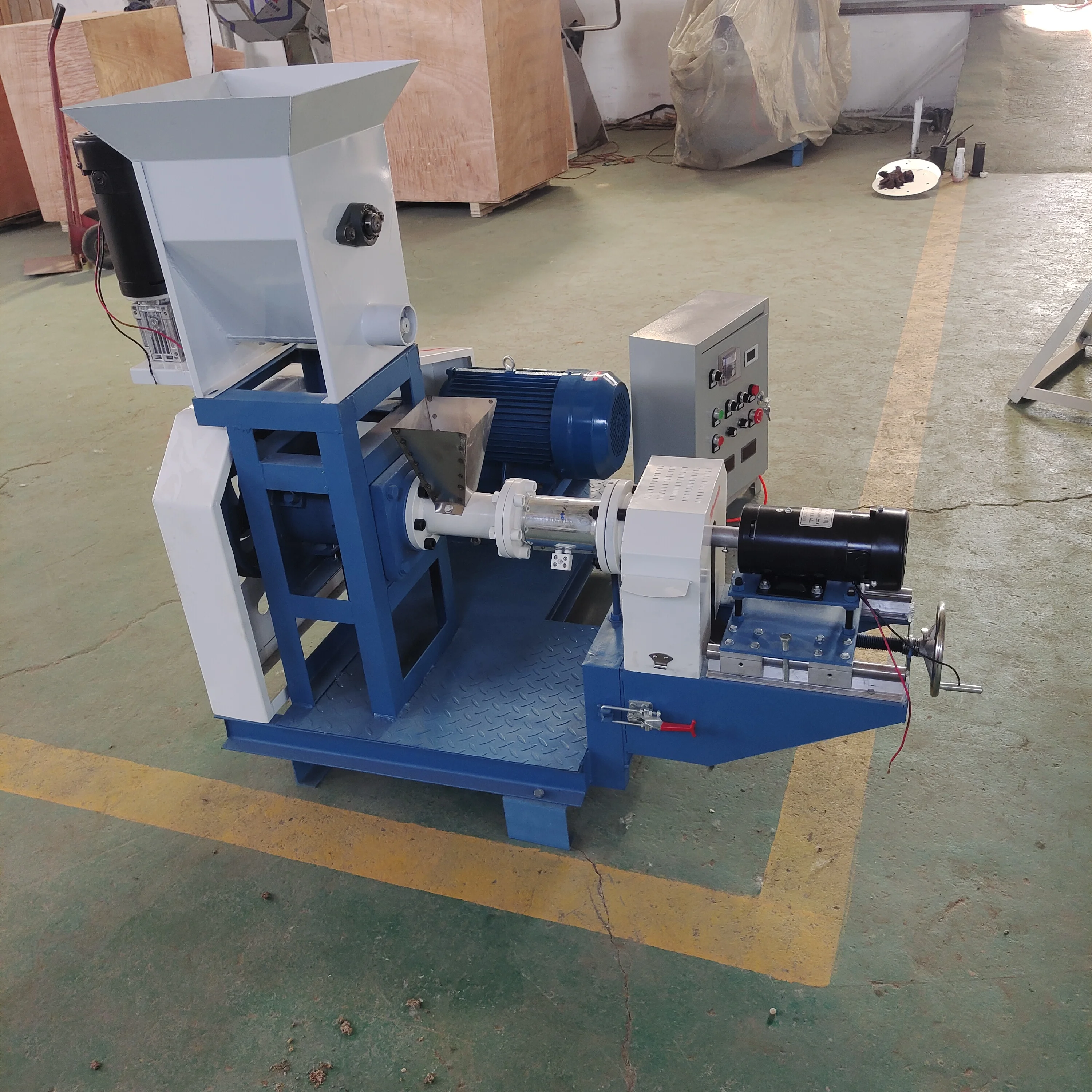 Small big Bulking Machine home farm business electric cat dog floating fish feed mill pellet extruder Bulking Machine in nigeria