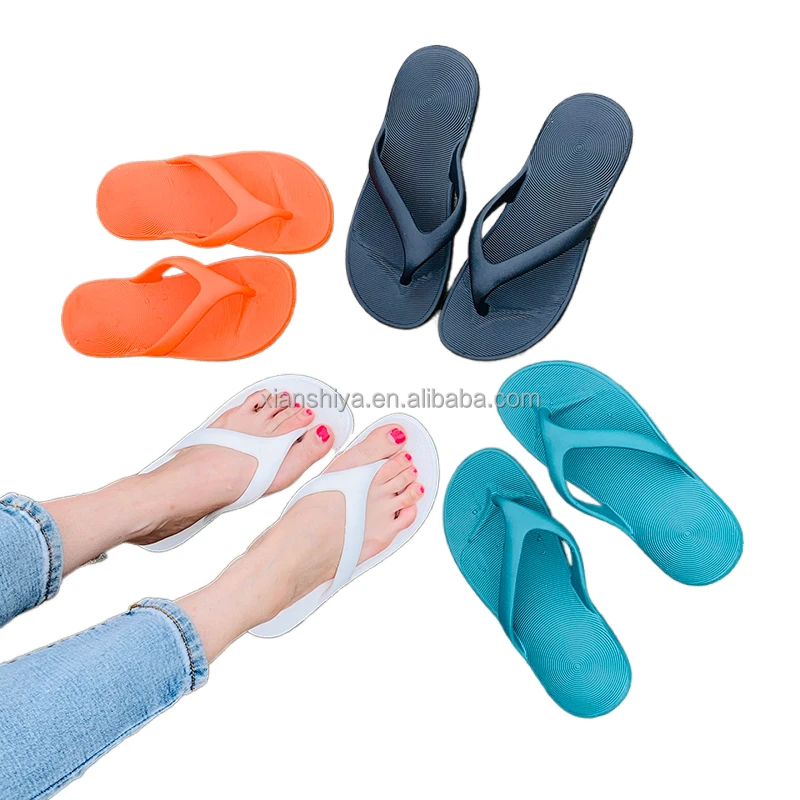 
Hot Sale 2021 Women and Men Summer Injection Arch Support Flexible Slippers Light Eva Beach Flip Flop Flip-Flops 