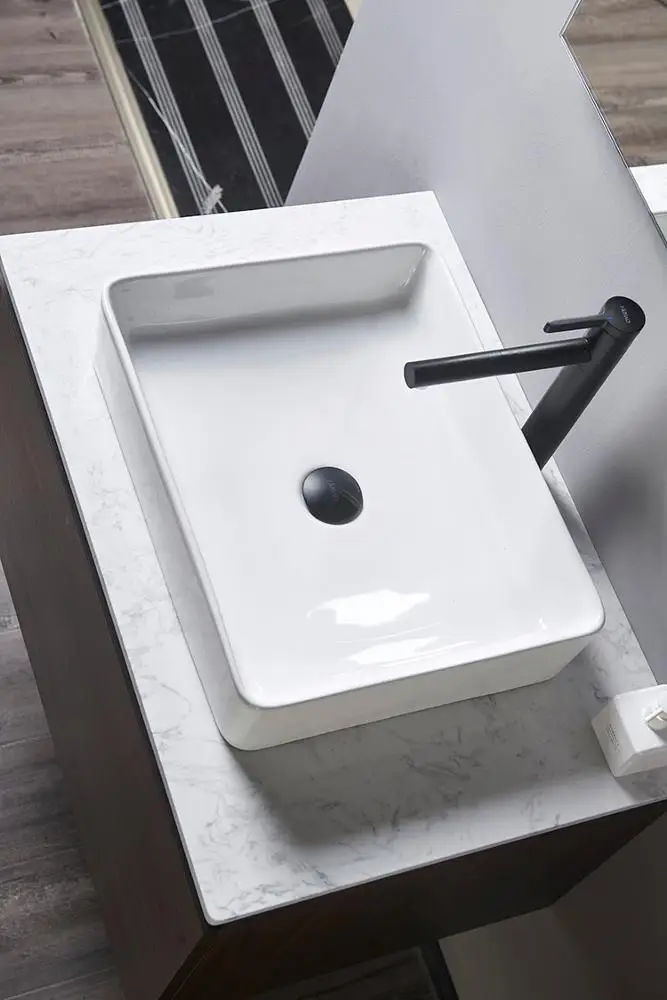 FABIAO mobile bagno Custom New Design Basin Bathroom Vanity Cabinet, Space Saving Bathroom Vanity With Led Mirror