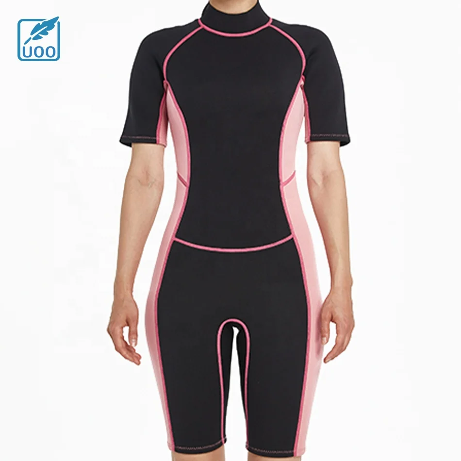 Wetsuit UOO OEM High Quality Spring Shorty Wetsuit 3mm Neoprene Women Wetsuit for Surfing with Low Price