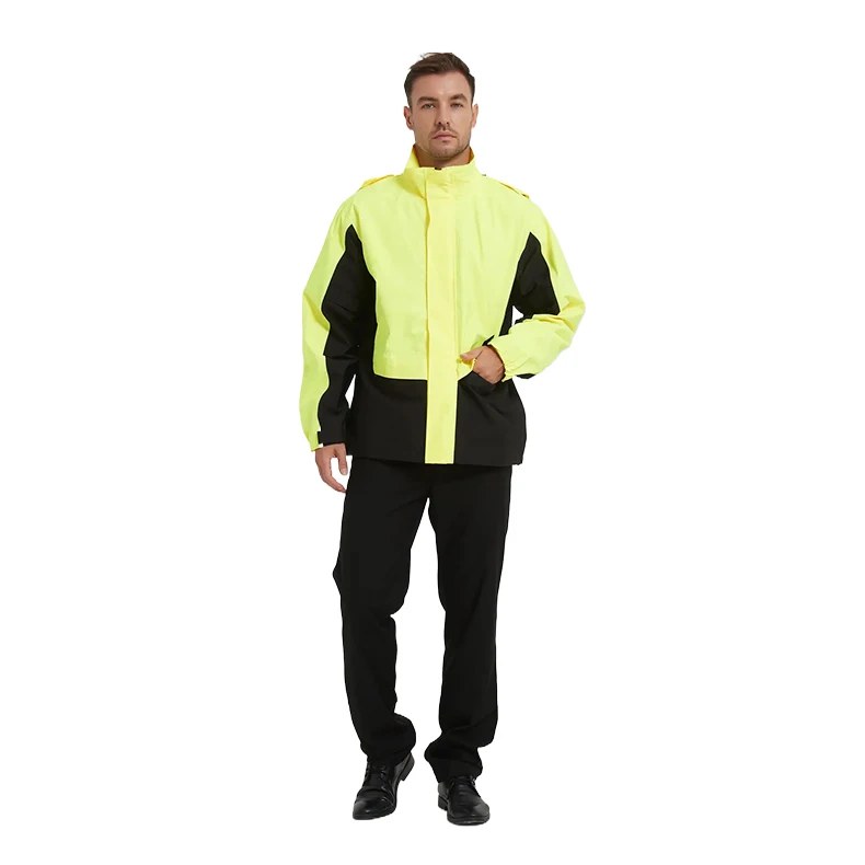 Custom Light Weight Waterproof Rain Suit Waterproof Breathable RainCoat Water Resistant Suit Regular Rainsuit