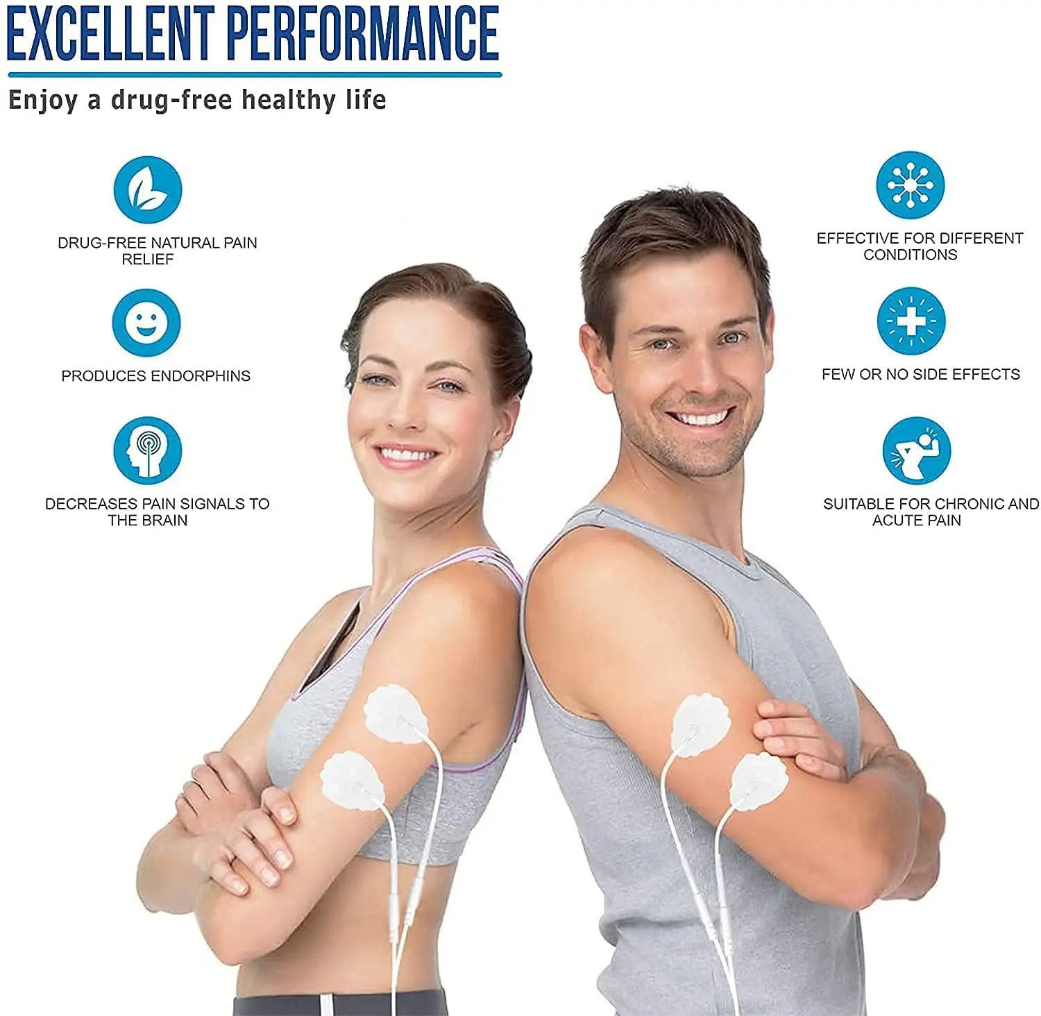 Trending Products 2023 New Arrivals Electronic Full Body Suit Heating Pad Unit 5 in 1 Ems Tens Machine Wireless Manufacturers