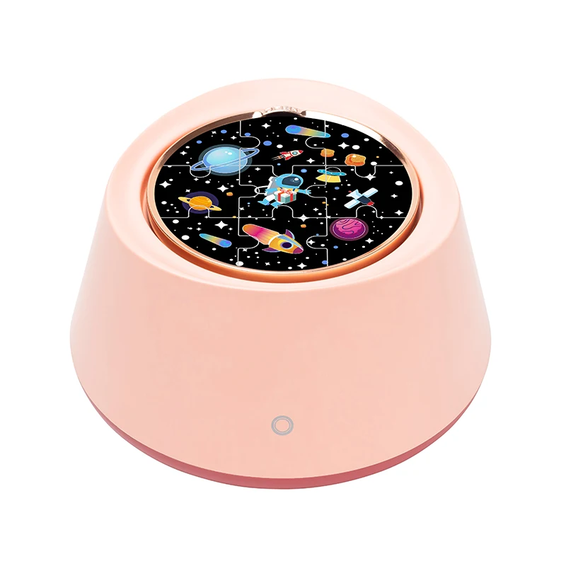 
 Dropshipping New Arrival Mini Night Light Creative Promotional Gifts Puzzle Music Projector Lamp for Christmas Gift  