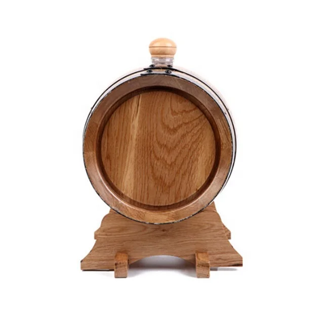
Amazon Hot sale Custom Beer Volume Drink Whiskey Red Wine Aging Kit 5L The Complete DIY IBEI Wooden product Oak/pine wood Barrel 