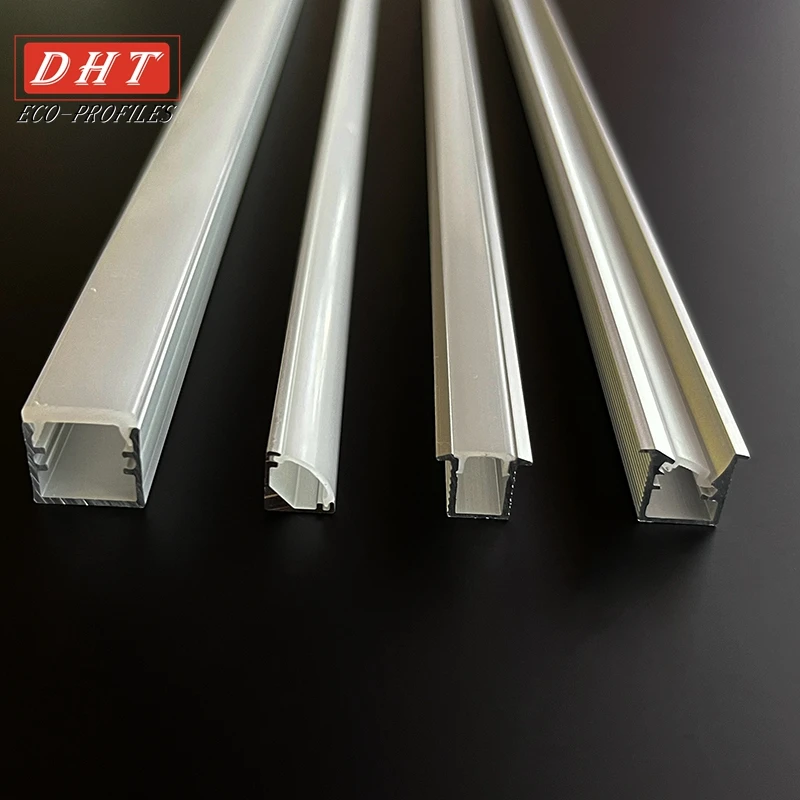 Hot Selling 6063 Extrusion Strip Light Housing Channel With PC Diffuser Cover For Lighting Surface Led Aluminum Profile