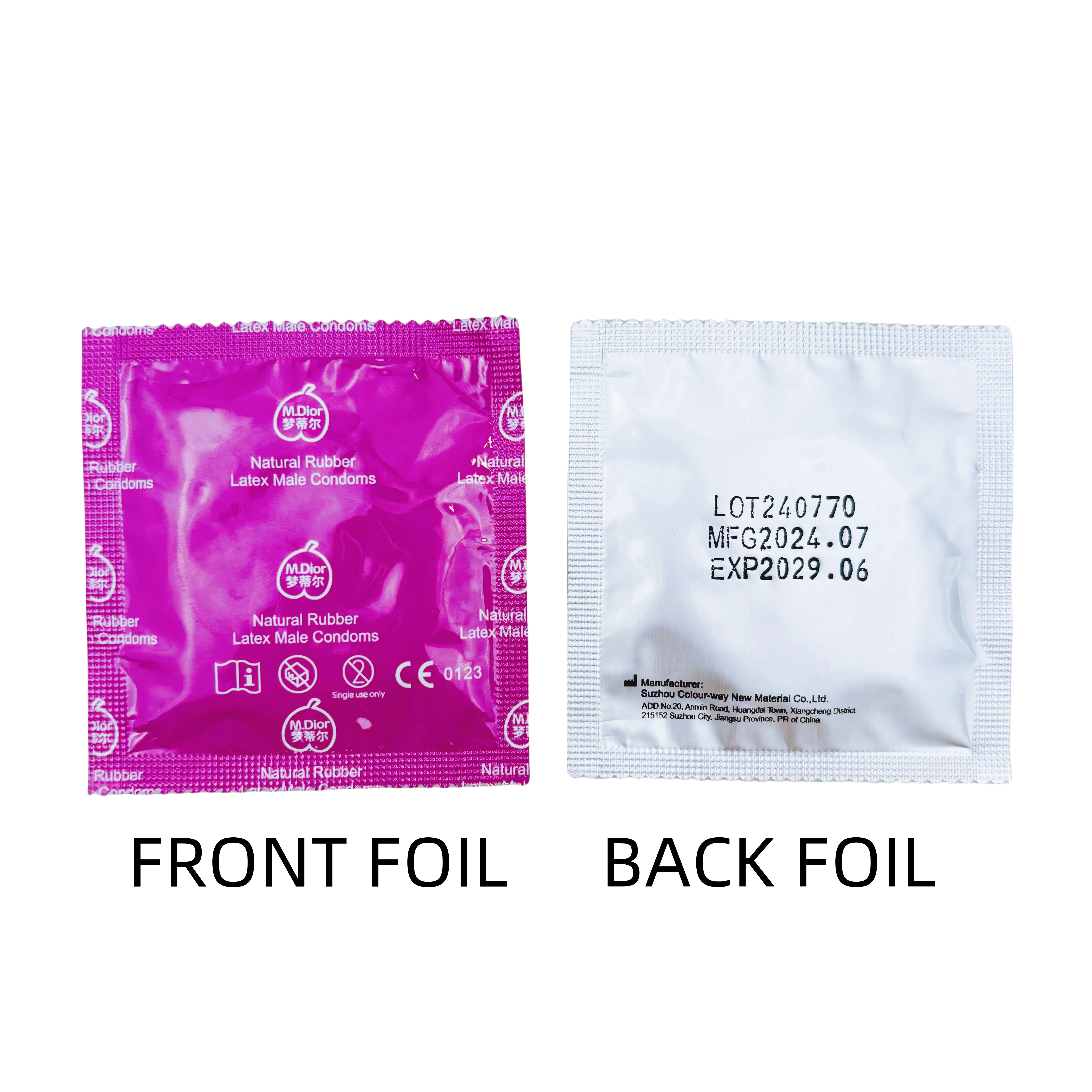 Fruit Scent Grape Flavor Condom For Men Sex Product For Couple Natural Rubber Latex Condom Silicone Condom With Lubricant