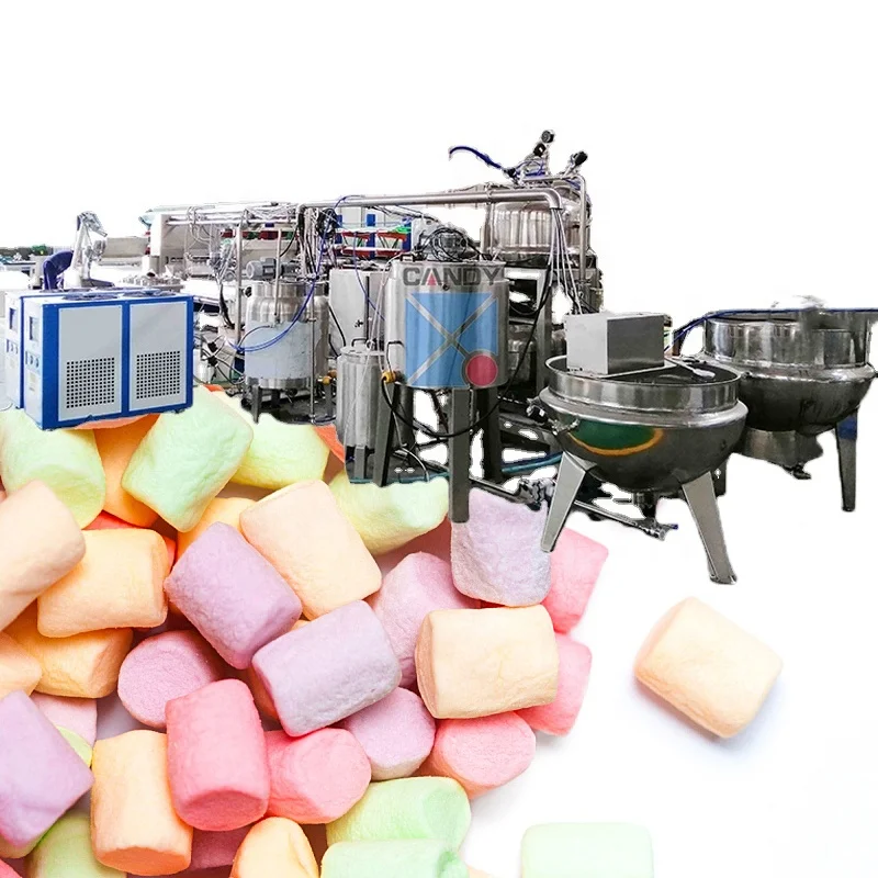 Professional soft marshmallow production line large cotton candy machine for factory
