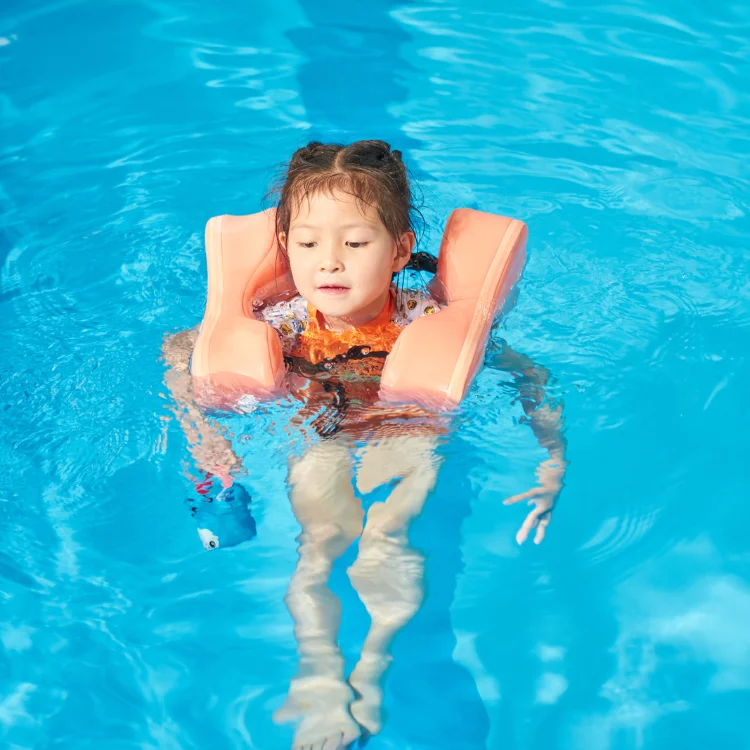 New Material pool baby kid boat float water toys toddler swim vest Beige