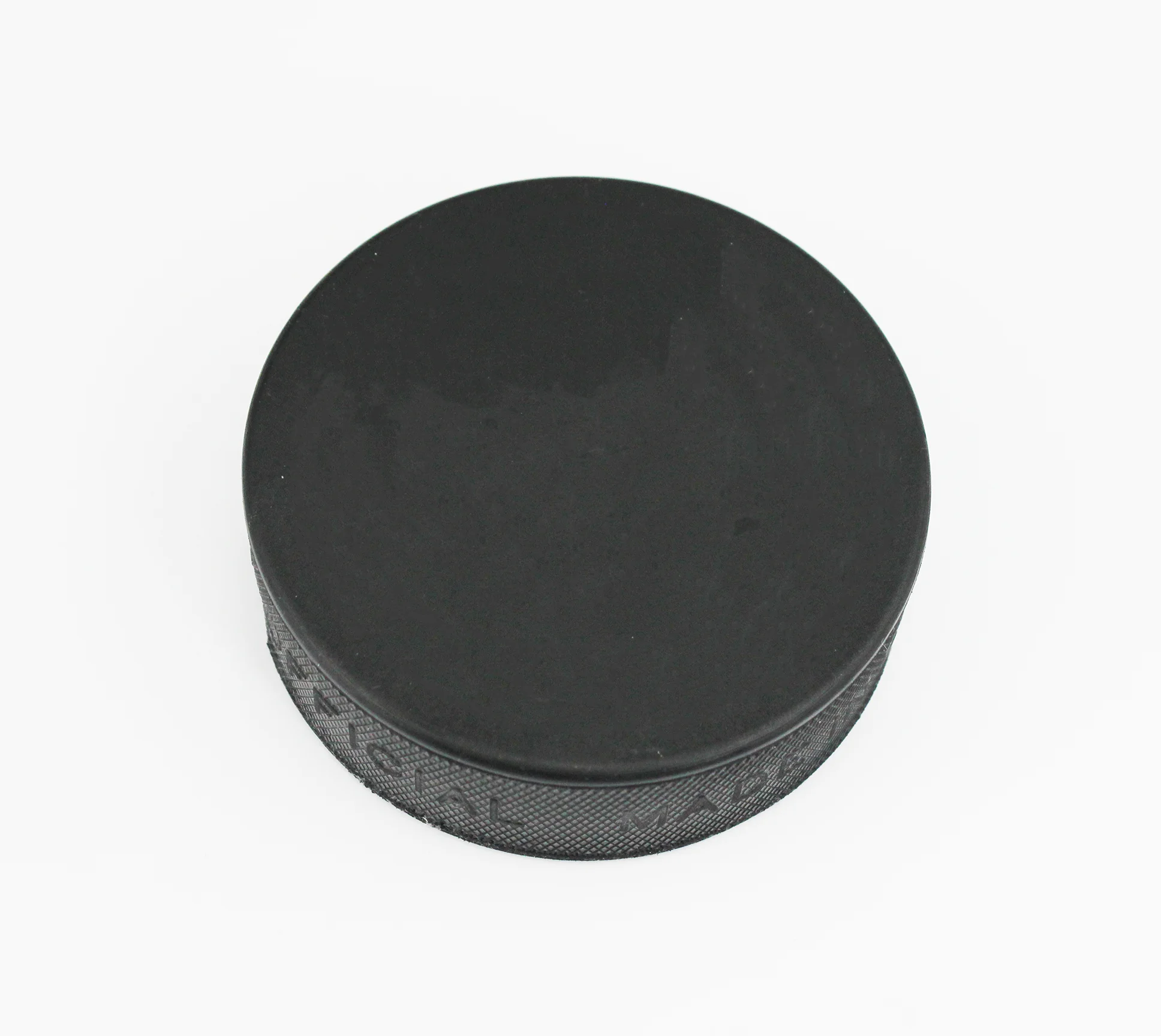 Professional Customized Logo Printing Rubber Ice Hockey Puck