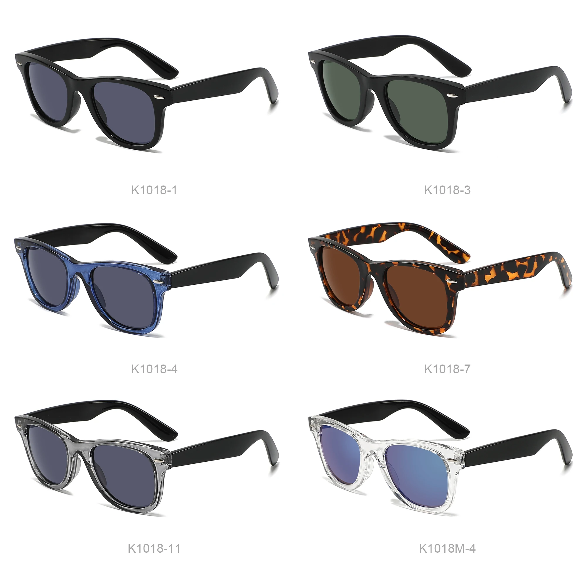CONCHEN New fashion Square kids glasses sunglasses AC UV400 sun glasses for children High quality kids sun glasses 2024