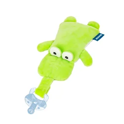 Hot Sale Baby Animal Pacifier  Plush Toys Newborn Sleeping Soft Baby Plush Comfort Toy Clip