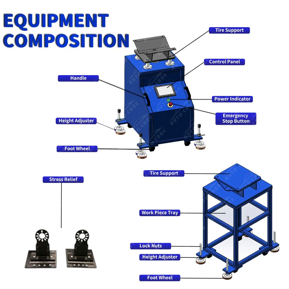 Car Chassis Detector with Head Movement Road Simulator Suspension Tester and Base Anomaly Detection Equipment for Car Workshop