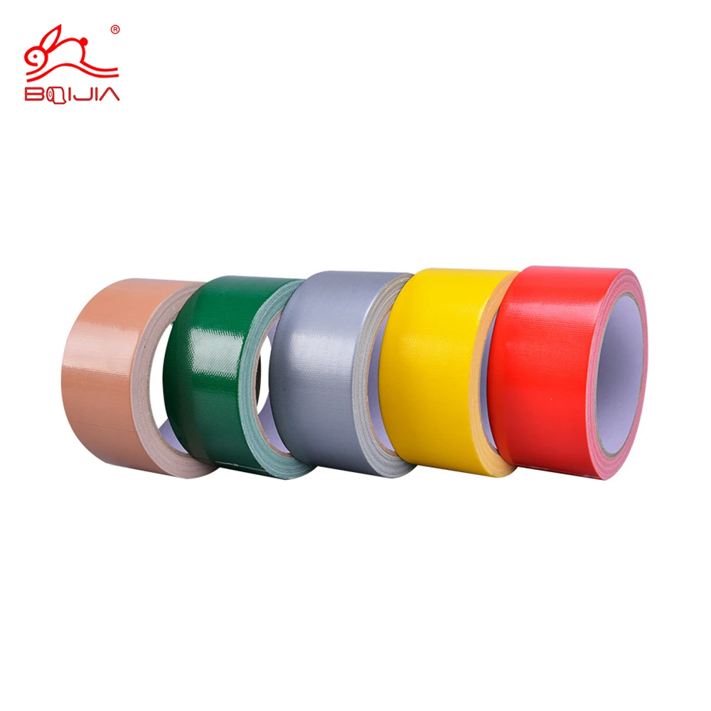 High quality air conditioner duct tape white color best price colorful black sliver white duct carpet cloth tape