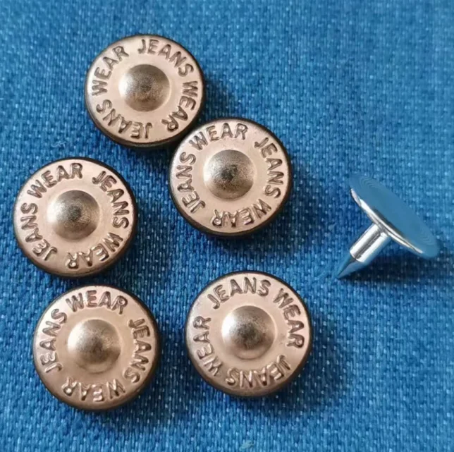 Metal Jeans rivet for pant