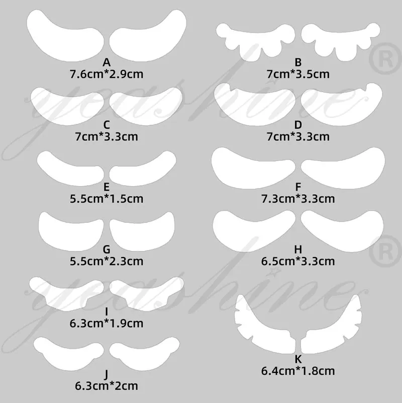 Logo High Quality OEM Disposable Gel Patch Collagen Hydrogel Eye Mask Under Pad Lint Extension Lash Eyelash Free Eyepad Eyepatch