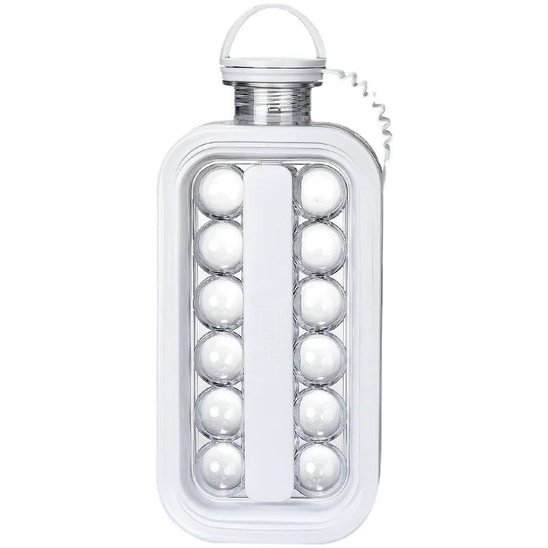 Кухонные Принадлежности для бара, силиконовые формы без бисфенола А для приготовления льда, бутылочка для льда с крышкой, поднос для льда