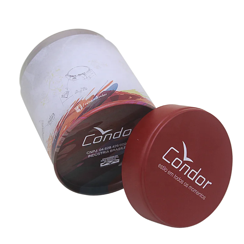 Luxury high quality customized tin round box watch packaging metal can cookie chocolate gift box