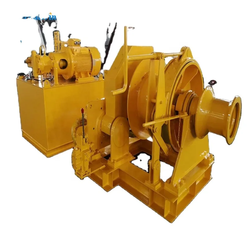 BV DNV Approved Pulling Winch 10ton 20ton 40ton 50ton 100ton 200ton Marine Boat Towing Hydraulic Anchor Drum Winch For Sale