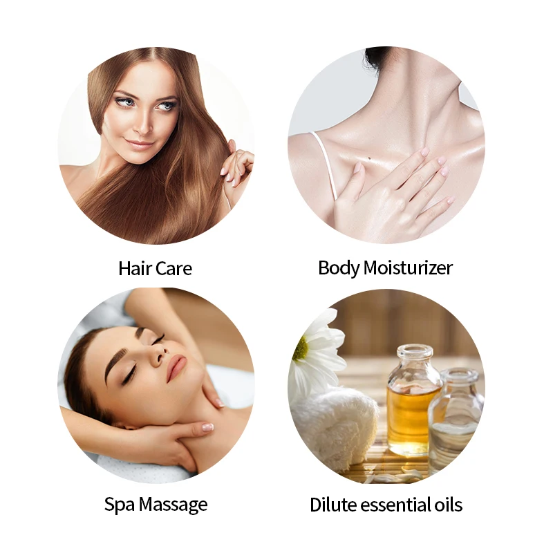 Carrier Oil Supplier Orchard OEM Natural Organic Plant Extract Nourish Hair Castor Jojoba Body oil