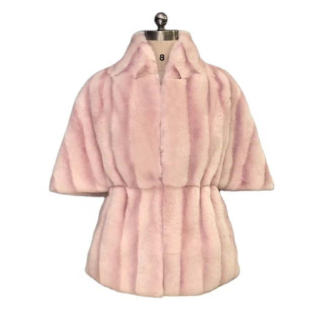 Уличная модная накидка для женщин и девушек, элегантные мягкие шали в полоску из натурального меха кролика Рекс, короткая длина, Осень-зима