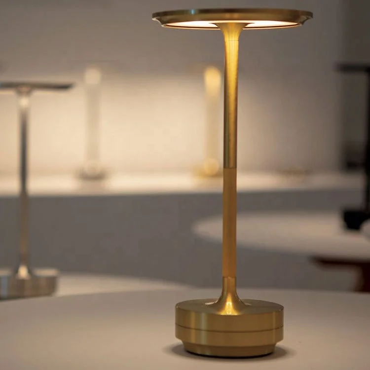 Metal Decorative LED Bar Ambient Light Touch Control Dimmable Rechargeable Table Lamps